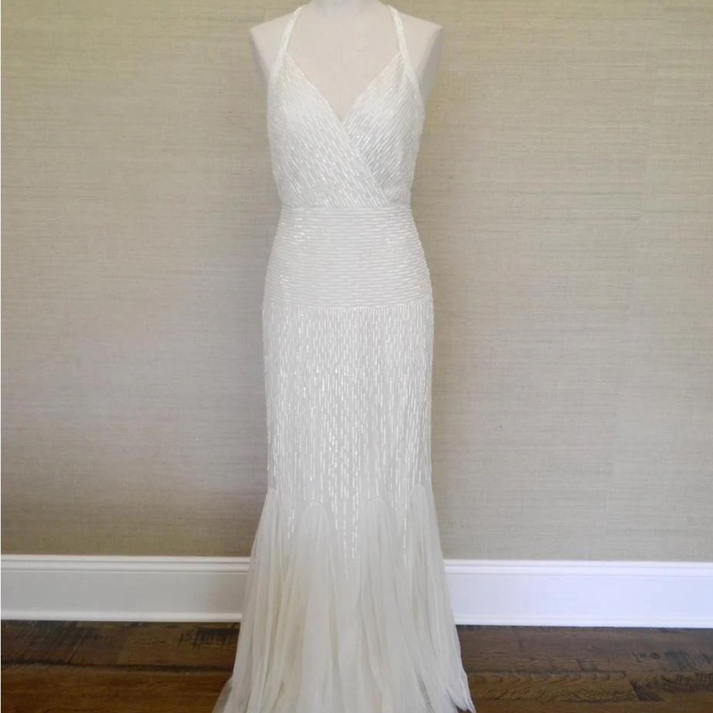 J. Crew Harper Beaded Mermaid Wedding Gown